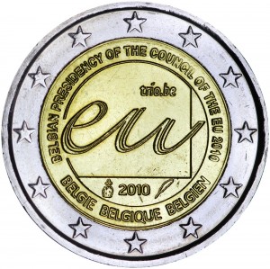 2 euro 2010 Belgische EU-Ratspräsidentschaft