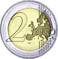 2 евро 2015 Германия, 25 лет объединения Германии, двор J