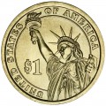 1 доллар 2015 США, 33 президент Гарри Эс Трумэн, двор P