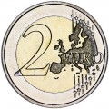 2 евро 2009 Люксембург, 90 лет вступления на престол Великой герцогини Шарлотты