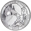 25 центов 2015 США Парковая дорога (Blue Ridge Parkway), 28-й парк, двор P