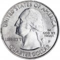 25 cents Quarter Dollar 2015 USA Saratoga 30th National Park, mint mark P