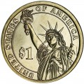 1 доллар 2015 США, 35 президент Джон Ф. Кеннеди, двор D