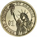 1 доллар 2015 США, 36 президент Линдон Б. Джонсон, двор D