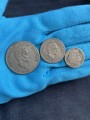 Set of coins of Colombia 1956-66, 3 coins