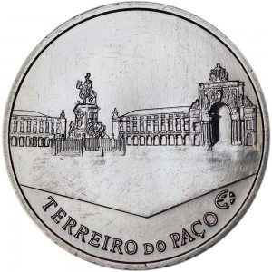 2,5 евро 2010, Португалия, Торговая площадь, серия "Архитектурное наследие" (TERREIRO do PACO)   цена, стоимость
