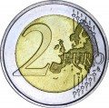 2 euro 2015 Finland. 30 years of the EU flag