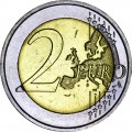 2 евро 2015 Ирландия, 30 лет флагу ЕС