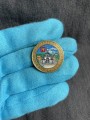 10 rubles 2008 MMD Vladimir, Ancient Sities, from circulation (colorized)
