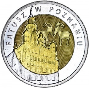 5 Zloty 2015 Polen Rathaus in Poznan