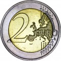 2 евро 2015 Люксембург, 30 лет флагу ЕС