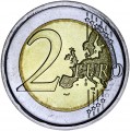 2 euro 2015 Italy, 30 years of the EU flag
