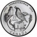 25 центов 2005 Канада Saskatchewan - Территория