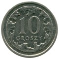 10 грошей 1990-2016 Польша, из обращения