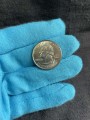 25 cents Quarter Dollar 1999 USA New Jersey (colorized)