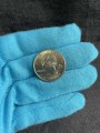 25 cent Quarter Dollar 1999 USA Pennsylvania (farbig)