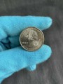 25 cents Quarter Dollar 2001 USA Vermont (colorized)