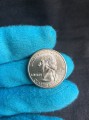 25 центов 2002 США Миссисипи (Mississippi) (цветная)