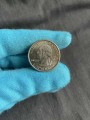 25 cents Quarter Dollar 2003 USA Illinois (colorized)