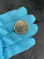 25 cent Quarter Dollar 2008 USA Oklahoma (farbig)