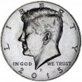 50 cent Half Dollar 2015 USA Kennedy Minze P