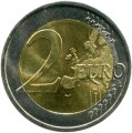 2 евро 2014 Португалия 40 лет Революции гвоздик (цветная)