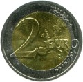 2 евро 2016 Латвия, Корова (цветная)