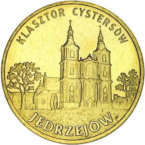 2 Zloty 2009 Polen Jedrzejow - Klasztor Cystersow Serie "Historischen Stätten"