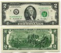 2 dollars 2013 USA (K), Banknote, from circulation