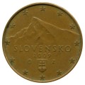 5 центов 2009-2023 Словакия, регулярный чекан, из обращения