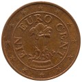 1 cent 2002-2023 Austria, from circulation