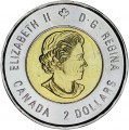 2 доллара 2017 Канада  100-летие битвы за Вими-Ридж