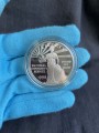 1 dollar 1996 USA National Community Service  proof, silver