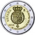 2 euro 2018 Spain 50th Birthday of King Felipe VI