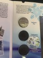 Альбом для набора монет Сочи и одной банкноты Сочи 2014, фирма СОМС