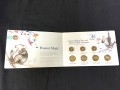 Coin Set 2 dollars, 1 dollar and 1 cent 2017 Australia, Possum Magic, 8 coins