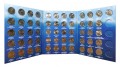 Set of 25 cents America the Beautiful Quarters (56 coins), in album