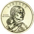 1 Dollar 2019 USA Sacagawea, Amerikanische Indianer im Weltraum, minze P