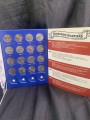 Set 25 cents 50 states and 6 territories USA 1999-2009, in album
