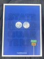 Набор 25 центов 50 штатов и 6 территорий США 1999-2009, в альбоме