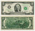 2 dollars 1976 USA (F), Banknote, from circulation