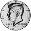 50 cent Half Dollar 2019 USA Kennedy Minze P
