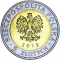 5 Zloty 2019 Polen Denkmäler Fromborka
