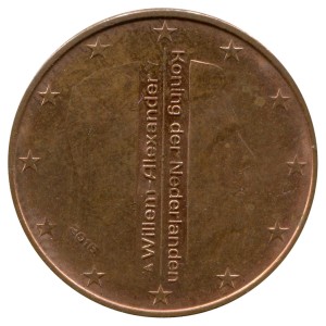 5 cents 2014-2023 Netherlands, regular coinage, out of circulation