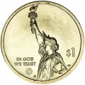 1 Dollar 2019 USA, American Innovation, Georgia, Garten der Treuhänder, P