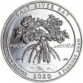 25 центов 2020 США Солт-Ривер-Бей (Salt River Bay), 53-й парк, двор D