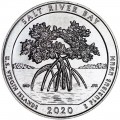 25 центов 2020 США Солт-Ривер-Бей (Salt River Bay), 53-й парк, двор S