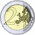 2 евро 2020 Германия, Бранденбург, двор D