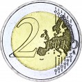 2 евро 2020 Германия, Коленопреклонение в Варшаве, двор D