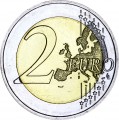 2 евро 2020 Германия, Коленопреклонение в Варшаве, двор F